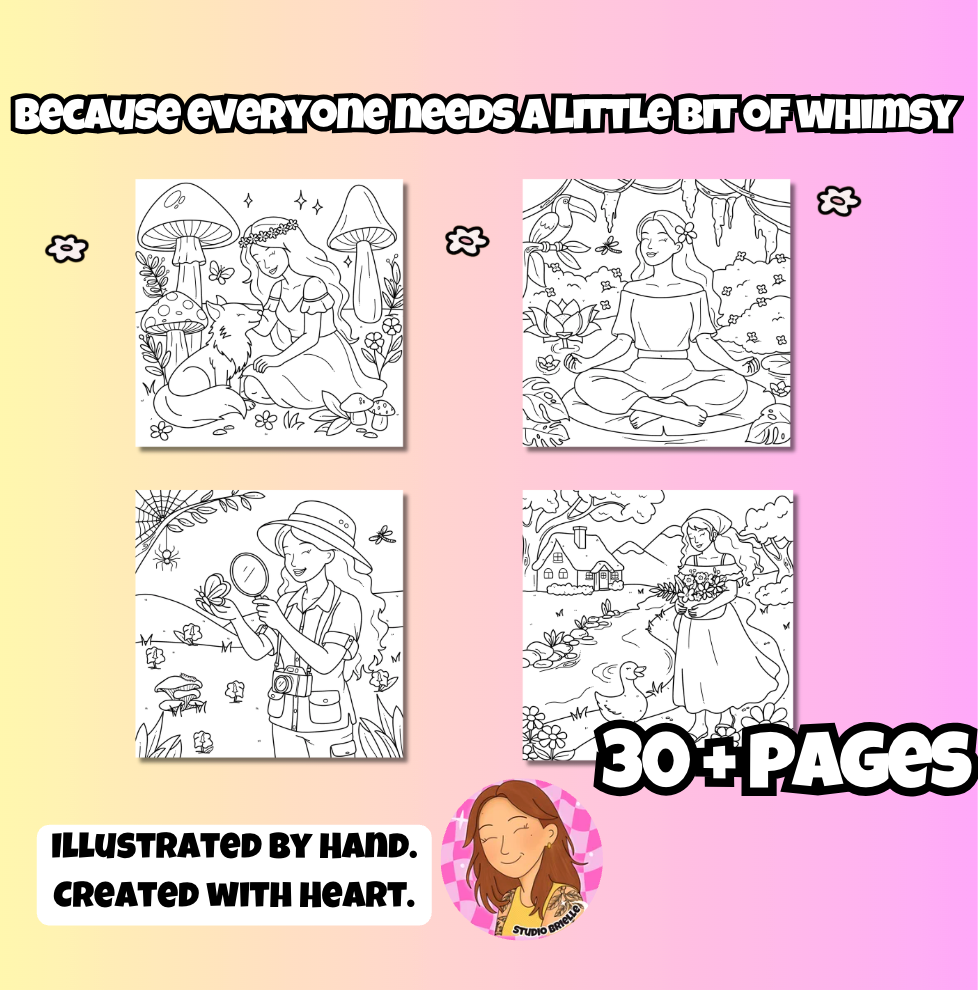 Cozy Whimsy Girls Spiral Bound